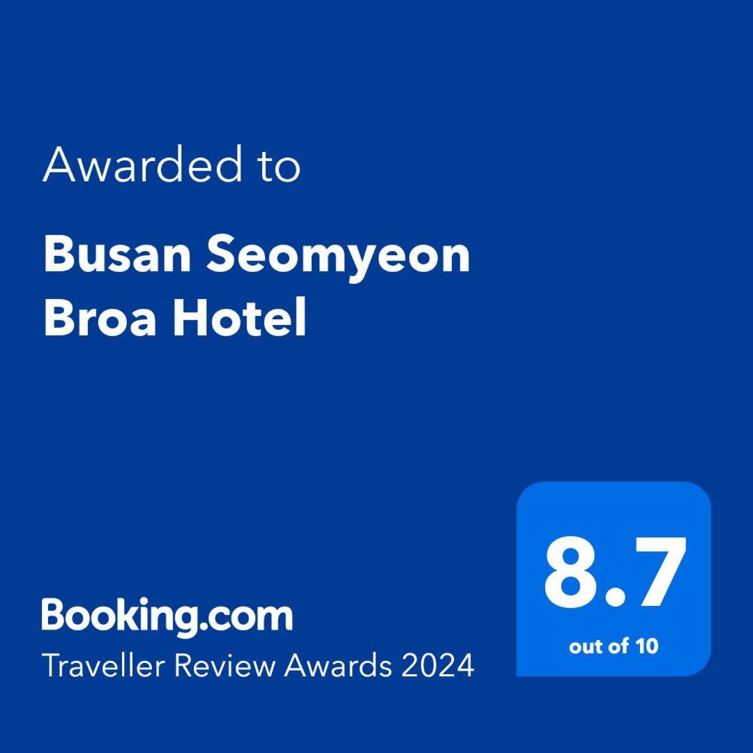 Busan Seomyeon Broa Hotel Bagian luar foto