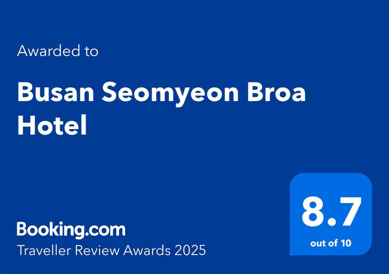 Busan Seomyeon Broa Hotel Bagian luar foto